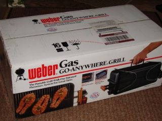New USA Made Weber Gas Grill Go Anywhere Tailgate Fast Shipping 