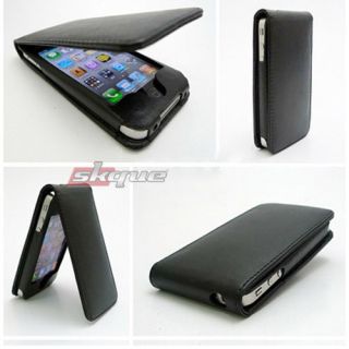   Leather Wallet Jacket Case Cover for Apple iPhone 4, 4S, 4G 4th Gen