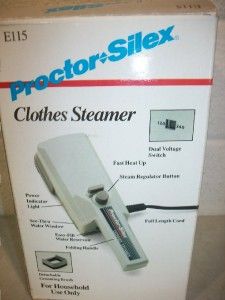 Proctor Silex Travel Steamer Shirts Skirts Ties Suits