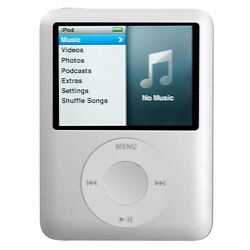 Apple iPod nano 3rd Generation Silver (4 GB) MA978LL/A  Player Free 