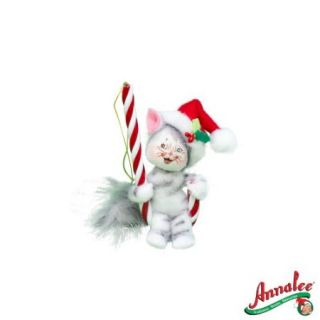 Annalee Mobilitee Candycane Kitty Anna Lee New in Box Candy Cane 3 