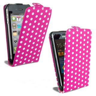 New Leather Flip Case Cover Fits Various Mobile Phones Free Screen 