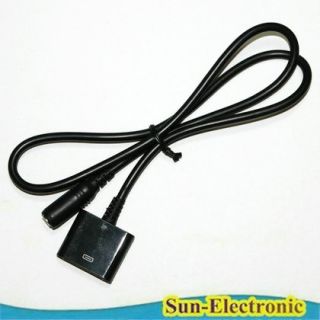 Female End Aux 3 5mm to Apple iPod iPhone Dock Connector for Car 