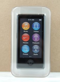 Apple iPod nano 7th Generation Slate (16 GB) (Latest Model) New Sealed 
