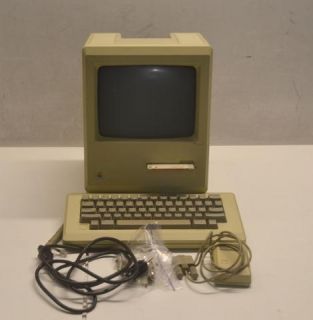 Apple Macintosh Desktop Vintage Computer 1984 with Accessories
