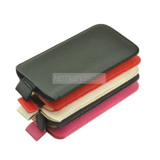 Colors Pocket Leather Pouch Case for Apple iPod Touch 5 iPhone 5 