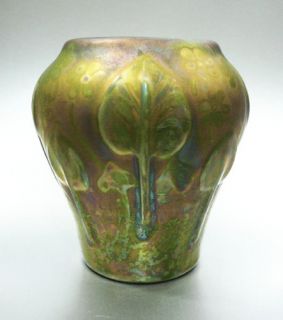 Antique Signed Weller Sicard Art Pottery Vase