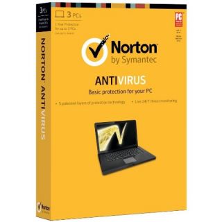 Norton Antivirus 2013 Retail Box 3 User  for US Customer 
