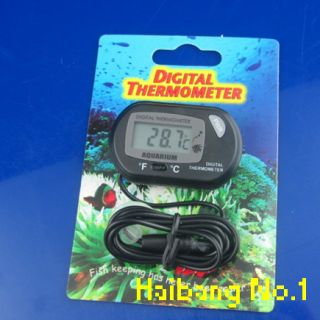 LCD Digital Aquarium Thermometer Meter Fish Tank Probe C F