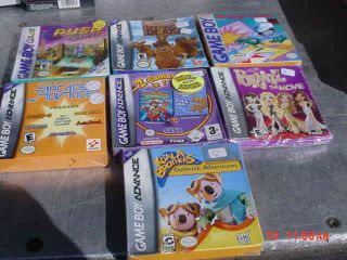 WHOLESALE LOT OF 7 GAME BOY ADVANCE GAMES BOXED FACTORY SEALED WOW
