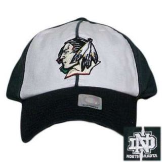 Fitted Wash Cap Hat Dakota Fighting Sioux White Large