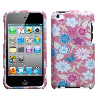 Apple iPod Touch 4th Gen Faceplate Hard SnapOn Case Cover Flower 