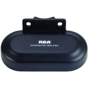 RCA Outdoor Antenna Preamplifier UHF VHF Signal Booster TVPRAMP1R 