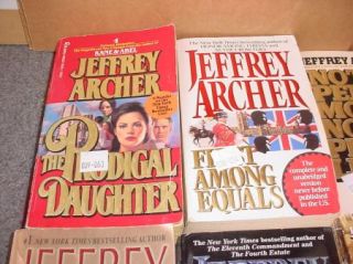 12 PB Book Lot Jeffrey Archer Drama Thriller Fiction Free s H