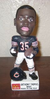 Anthony Thomas Chicago Bears Rookie of the Year Bobblehead