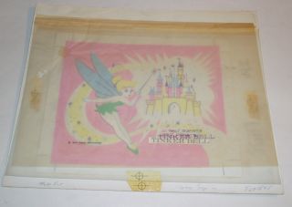 1968 Original Art for The Disneyland Tinkerbell Lunchbox Aladdin Box 