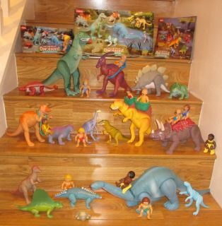 1987 Playskool Definitely Dinosaurs Very RARE Vintage Poseable Toys 
