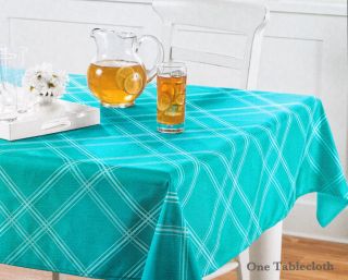 Aqua Lines Geometric Patterned Polyester Indoor Outdoor Fabric 