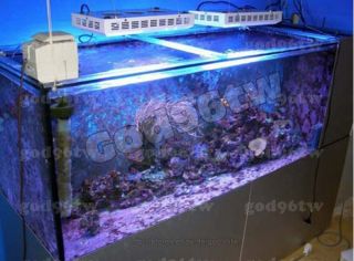 New 2X120W Dimmable LED Aquarium Tank Light Marine Coral Reef Fish 