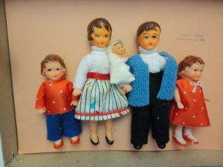 ari vintage german doll house family still new