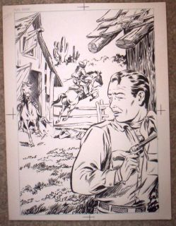 Roy Rogers original art by Michael Arens published in Book Brasada 