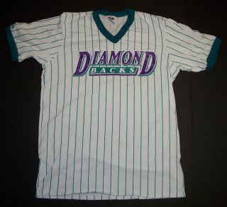 Arizona Diamondbacks Pinstripe Baseball Fan Shirt Youth