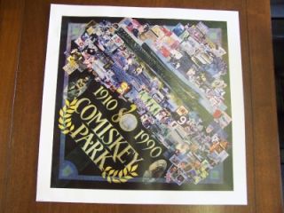 Old Comiskey Park White Sox Le Signed Collage Print