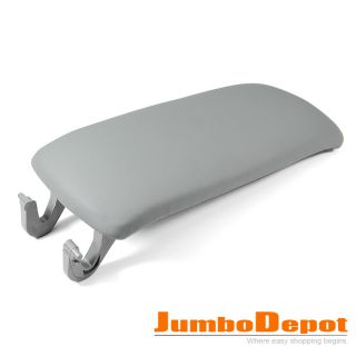 Gray Leatherette Center Console Armrest Cover Lid for Audi A6 2000 