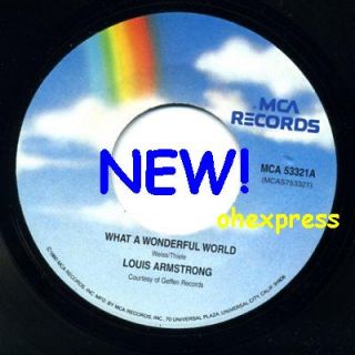 Louis Armstrong What A Wonderful World 45 New Hear It