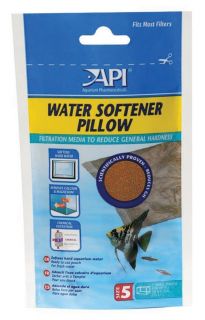 Water Softener Pillow LOWERS Hardness in Aquarium API Size 5 Pouch 
