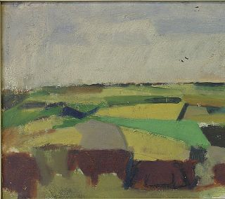 Svend Arne Engelund 1908–2007 »Landschaft Mit Kühen«