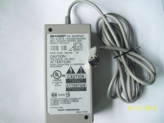 Sharp Aquos TV AC Adapter UDAP 0243CEPZ, including power cord