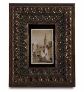 IMAX 21064 4 x 6 Decorative Embossed Swirl Old World Picture Frame 