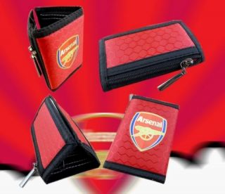 Arsenal Football Club Soccer Logo Sport Wallet Red