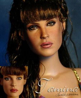   Doll Repaint Inspired by Gemma Arterton OOAK by Laurie Leigh