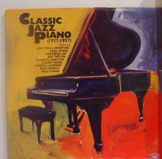 VARIOUS classic jazz piano 1927 1957 LP Mint  6754 1 RB Mono 1988 