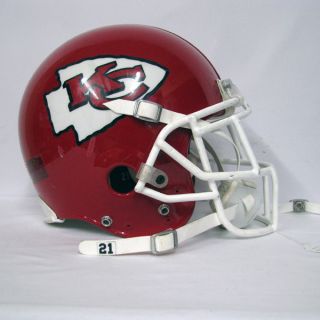 Javier Arenas Kansas City Chiefs Game Worn Helmet 2010 NFL Season 