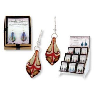 New The Artesian Collection Glass Earrings 2nd Set