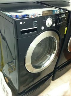 LG Matching Black Front Load Washer Gas Dryer