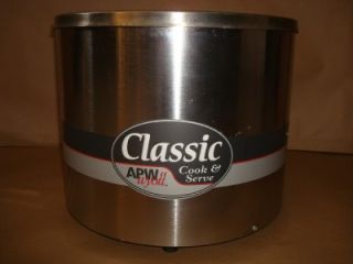 apw wyott rcw 11 11qt counter top cooker warmer classic cook serve for 