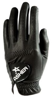 New Asher Chuck Mens Golf Glove Midnight Black