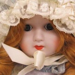   COLLECTIBLE~ANTIQUE GUILD~BEAUTIFUL VICTORIAN PORCELIN DOLL~ASHLEY