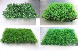 Artificial Grass Mat Rug Squares Synthetic Turf Pile Boxwood Pets 