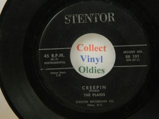 The Plaids   Vampire / Creepin Utica NY Garage Band 1959 instrumental 