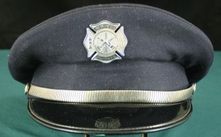 Antique 1972 Arlington Heights Illinois IL Firemans Dress Hat Cap 