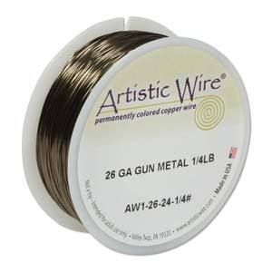 Artistic Craft Wire Gunmetal 26ga 1 4lb
