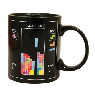 New Tetris Heat Change Mug Retro Arcade Video Game 80s Cup