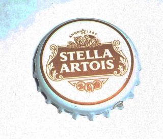 Stella Artois Lager Beer Bottle Cap Crown Logo England