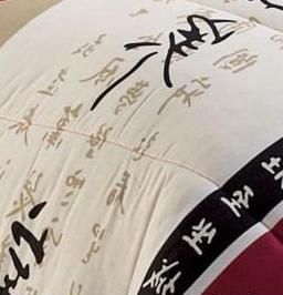   Queen Asian Oriental Red Black Tan Comforter Bed in Bag Set New