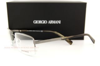Brand New Giorgio Armani Eyeglasses Frames 613 NNA Dark Ruthenium for 